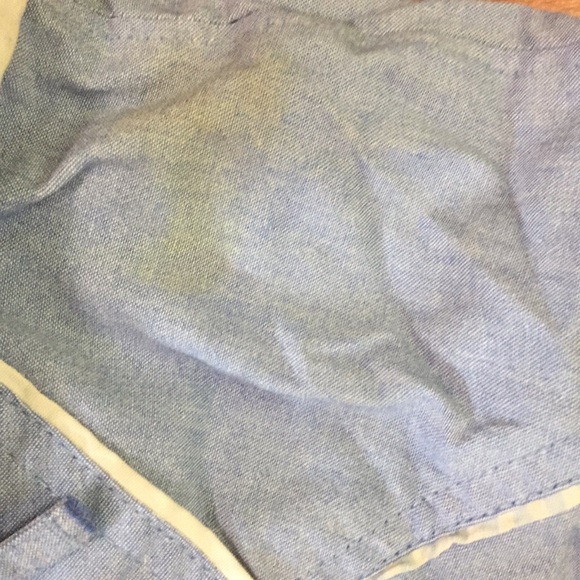 80s VintageBlue Button Up Light Jacket Medium - Picture 7 of 8